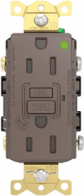 Fed Spec, Hospital Grade, 5-15R AUTOGUARD® Self-Testing, Self-Grounding GFCI