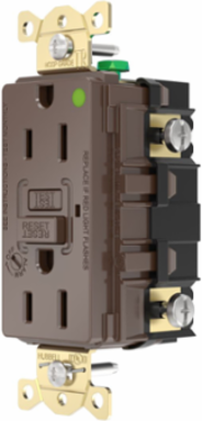 Fed Spec, Hospital Grade, 5-15R AUTOGUARD® Self-Testing, Self-Grounding GFCI
