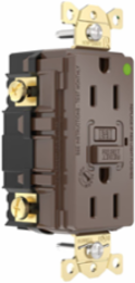 Fed Spec, Hospital Grade, 5-15R AUTOGUARD® Self-Testing, Self-Grounding GFCI