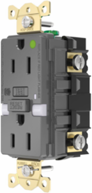 Fed Spec, Hospital Grade, 5-15R AUTOGUARD® Self-Testing, Self-Grounding GFCI