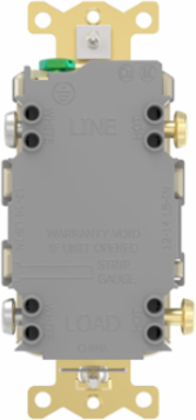 Fed Spec, Hospital Grade, 5-15R AUTOGUARD® Self-Testing, Self-Grounding GFCI