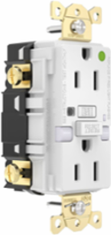 Fed Spec, Hospital Grade, 5-15R AUTOGUARD® Self-Testing, Self-Grounding GFCI