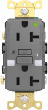 Fed Spec, Hospital Grade, 5-20R AUTOGUARD® Self-Testing, Self-Grounding GFCI