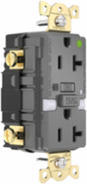 Fed Spec, Hospital Grade, 5-20R AUTOGUARD® Self-Testing, Self-Grounding GFCI