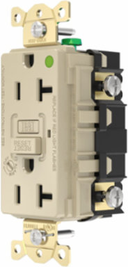 Fed Spec, Hospital Grade, 5-20R AUTOGUARD® Self-Testing, Self-Grounding GFCI