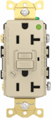 Fed Spec, Hospital Grade, 5-20R AUTOGUARD® Self-Testing, Self-Grounding GFCI