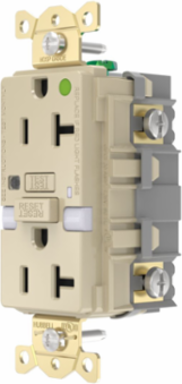 Fed Spec, Hospital Grade, 5-20R AUTOGUARD® Self-Testing, Self-Grounding GFCI