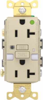 Fed Spec, Hospital Grade, 5-20R AUTOGUARD® Self-Testing, Self-Grounding GFCI