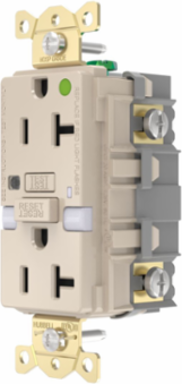 Fed Spec, Hospital Grade, 5-20R AUTOGUARD® Self-Testing, Self-Grounding GFCI