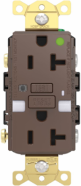 Fed Spec, Hospital Grade, 5-20R AUTOGUARD® Self-Testing, Self-Grounding GFCI