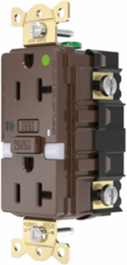 Fed Spec, Hospital Grade, 5-20R AUTOGUARD® Self-Testing, Self-Grounding GFCI