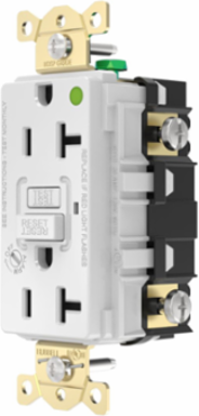 Fed Spec, Hospital Grade, 5-20R AUTOGUARD® Self-Testing, Self-Grounding GFCI