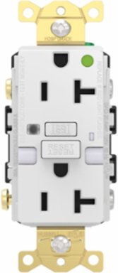 Fed Spec, Hospital Grade, 5-20R AUTOGUARD® Self-Testing, Self-Grounding GFCI