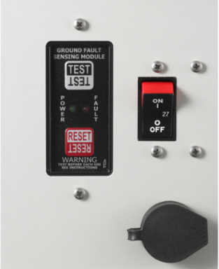 GFCI Circuit Breaker Sensing Module, Auto Reset, 120V AC, 4-6 mA Trip Level