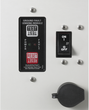 GFCI Circuit Breaker Sensing Module, Auto Reset, 120V AC, 4-6 mA Trip Level