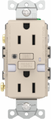Spec Grade, 5-15R AUTOGUARD® Self-Testing, Self-Grounding GFCI