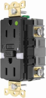 Fed Spec, Hospital Grade, 5-15R AUTOGUARD® Self-Testing, Self-Grounding GFCI