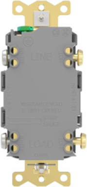 Fed Spec, Hospital Grade, 5-15R AUTOGUARD® Self-Testing, Self-Grounding GFCI