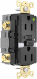 Fed Spec, Hospital Grade, 5-15R AUTOGUARD® Self-Testing, Self-Grounding GFCI