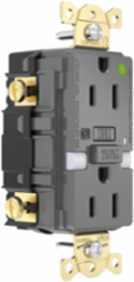 Fed Spec, Hospital Grade, 5-15R AUTOGUARD® Self-Testing, Self-Grounding GFCI