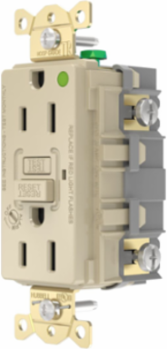 Fed Spec, Hospital Grade, 5-15R AUTOGUARD® Self-Testing, Self-Grounding GFCI