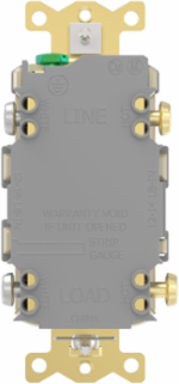 Fed Spec, Hospital Grade, 5-15R AUTOGUARD® Self-Testing, Self-Grounding GFCI