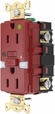 Fed Spec, Hospital Grade, 5-15R AUTOGUARD® Self-Testing, Self-Grounding GFCI