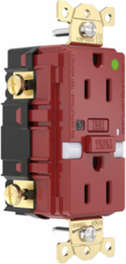 Fed Spec, Hospital Grade, 5-15R AUTOGUARD® Self-Testing, Self-Grounding GFCI
