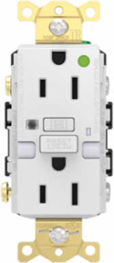 Fed Spec, Hospital Grade, 5-15R AUTOGUARD® Self-Testing, Self-Grounding GFCI