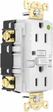 Fed Spec, Hospital Grade, 5-15R AUTOGUARD® Self-Testing, Self-Grounding GFCI