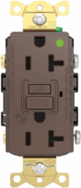 Fed Spec, Hospital Grade, 5-20R AUTOGUARD® Self-Testing, Self-Grounding GFCI
