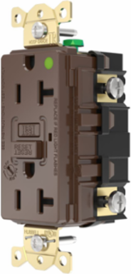 Fed Spec, Hospital Grade, 5-20R AUTOGUARD® Self-Testing, Self-Grounding GFCI