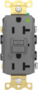 Fed Spec, Hospital Grade, 5-20R AUTOGUARD® Self-Testing, Self-Grounding GFCI