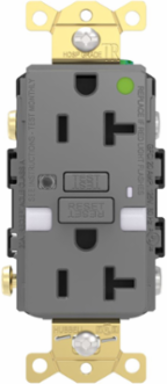 Fed Spec, Hospital Grade, 5-20R AUTOGUARD® Self-Testing, Self-Grounding GFCI