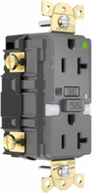 Fed Spec, Hospital Grade, 5-20R AUTOGUARD® Self-Testing, Self-Grounding GFCI