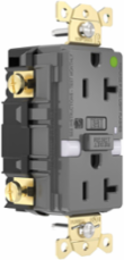 Fed Spec, Hospital Grade, 5-20R AUTOGUARD® Self-Testing, Self-Grounding GFCI