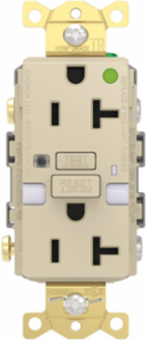 Fed Spec, Hospital Grade, 5-20R AUTOGUARD® Self-Testing, Self-Grounding GFCI