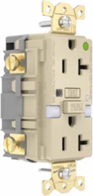Fed Spec, Hospital Grade, 5-20R AUTOGUARD® Self-Testing, Self-Grounding GFCI