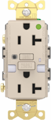 Fed Spec, Hospital Grade, 5-20R AUTOGUARD® Self-Testing, Self-Grounding GFCI