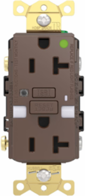 Fed Spec, Hospital Grade, 5-20R AUTOGUARD® Self-Testing, Self-Grounding GFCI