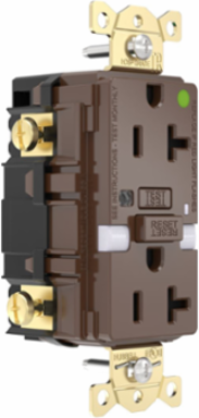 Fed Spec, Hospital Grade, 5-20R AUTOGUARD® Self-Testing, Self-Grounding GFCI