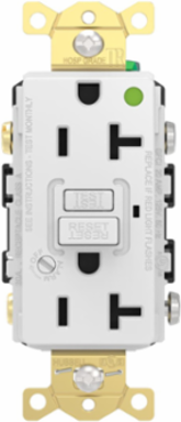 Fed Spec, Hospital Grade, 5-20R AUTOGUARD® Self-Testing, Self-Grounding GFCI