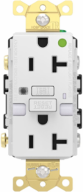 Fed Spec, Hospital Grade, 5-20R AUTOGUARD® Self-Testing, Self-Grounding GFCI