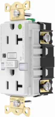 Fed Spec, Hospital Grade, 5-20R AUTOGUARD® Self-Testing, Self-Grounding GFCI