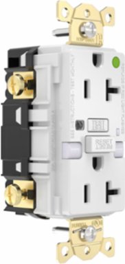 Fed Spec, Hospital Grade, 5-20R AUTOGUARD® Self-Testing, Self-Grounding GFCI