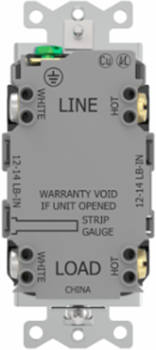 Spec Grade, 5-20R AUTOGUARD® Self-Testing, Self-Grounding GFCI
