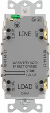 Spec Grade, 5-20R AUTOGUARD® Self-Testing, Self-Grounding GFCI