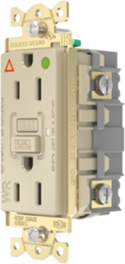 Fed Spec, Hospital Grade, 5-15R AUTOGUARD® Self-Testing, Self-Grounding GFCI