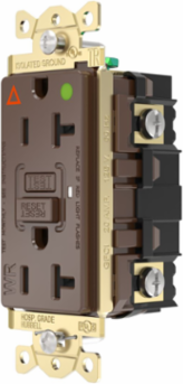 Fed Spec, Hospital Grade, 5-20R AUTOGUARD® Self-Testing, Self-Grounding GFCI