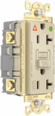 Fed Spec, Hospital Grade, 5-20R AUTOGUARD® Self-Testing, Self-Grounding GFCI